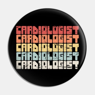 Retro Vintage Heart Doctor Cardiologist Pin