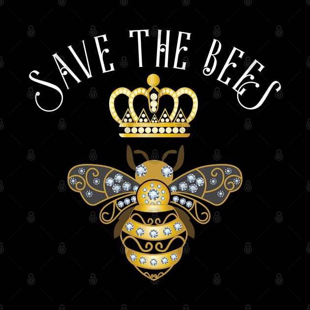 save the bees by CreativeShirt