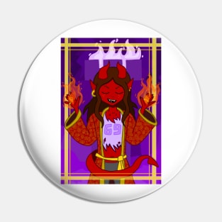 Mavrus Tarot Card Pin