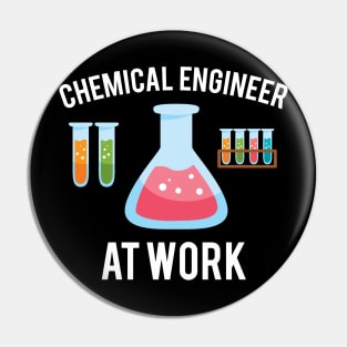 Chemical Engineer At Work Pin
