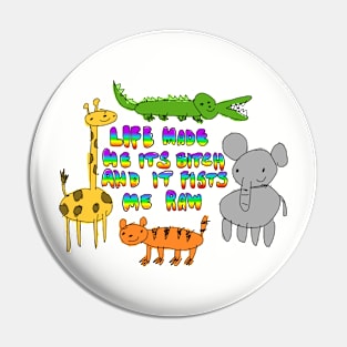 Zoo of Life Pin