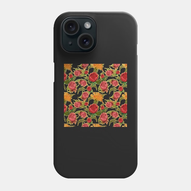 Beautiful Australian Native Floral Pattern Phone Case by annaleebeer