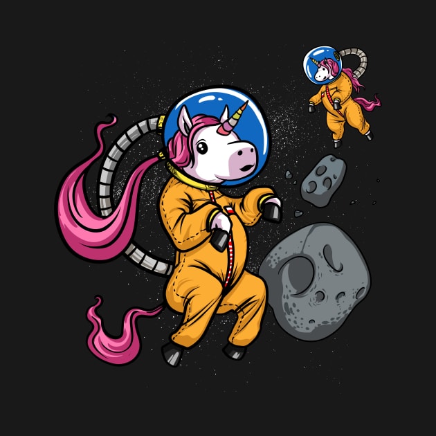 Unicorn Space Astronaut by underheaven