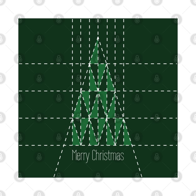 Green Architect Christmas Tree by kallyfactory