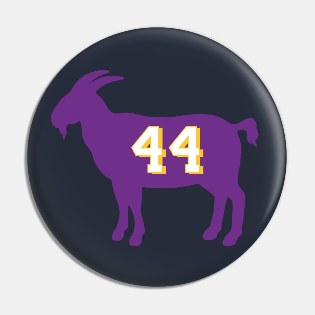 Jerry West Los Angeles Goat Qiangy Pin by qiangdade
