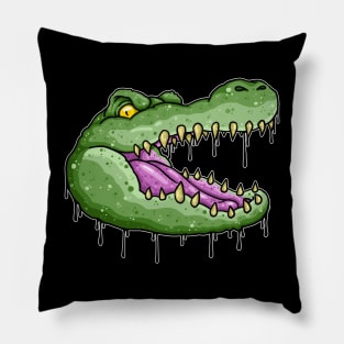 Angry Alligator Pillow