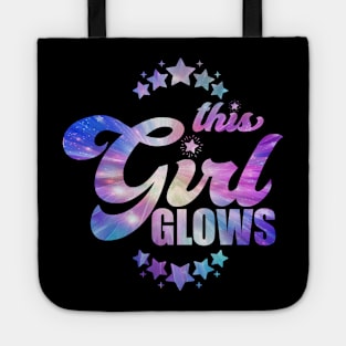 Let's Glow Crazy - Funny retro neon lights party design T-Shirt Tote