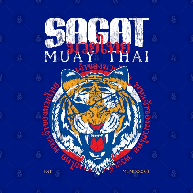 Sagat The God of Muay Thai Tiger Gym by RevLevel