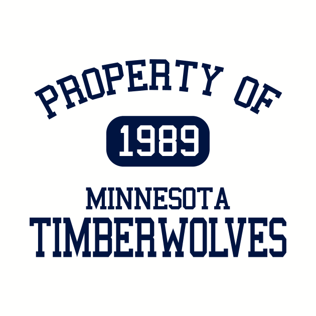Property of Minnesota Timberwolves by Funnyteesforme
