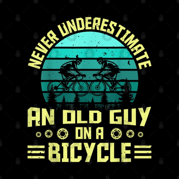 Never Underestimate A Old man With A Bicycle by rhazi mode plagget