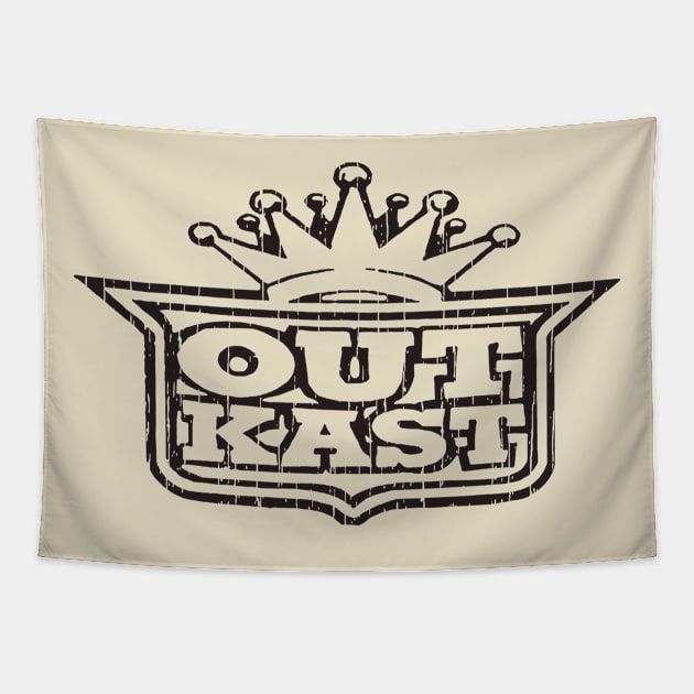 Retro OUtkast - Brown pencil Tapestry by Brown Pencil