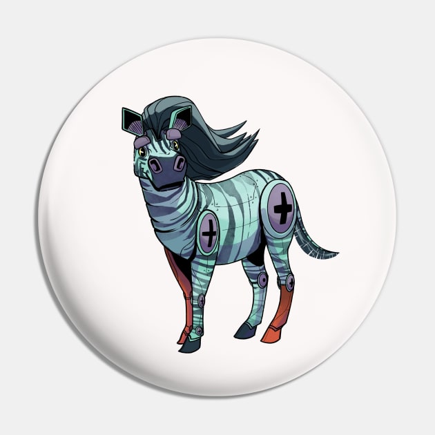 Greg, the zebra Pin by Oz9