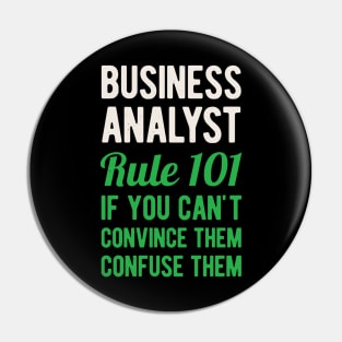 Funny Business Analyst Pin