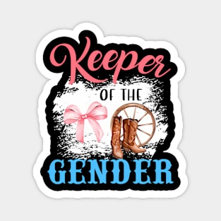 Gender Reveal Keeper Of The Gender Baby Announcet Magnet