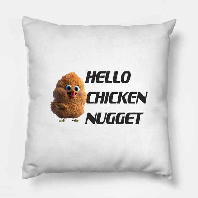 Chicken Nugget Pillow by DUSTY-PELLETS