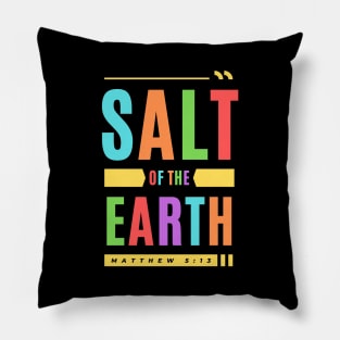 Salt Of The Earth | Christian Typography Pillow