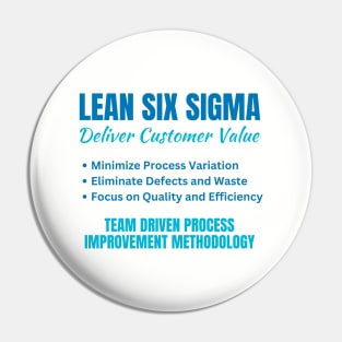 Lean Six Sigma - Delivery Customer Value Pin