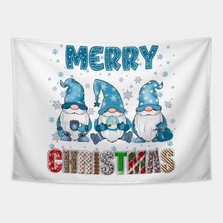 Merry Christmas Gnome Family Funny Xmas Tree Women Men Kids Tapestry