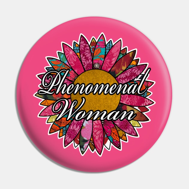 phenomenal woman retro flower Pin by artbyomega