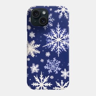 Chiyogami Snowflakes Pattern Phone Case