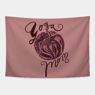 Yoga Mom Lotus Tapestry