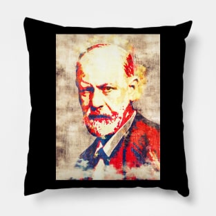 Sigmund Freud Pop Art Pillow