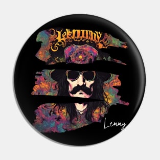 Lemmy - Legend Rock Star Art Pin