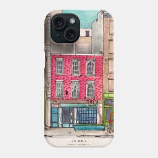 Tribeca Manhattan New York City Art Print - Iconic Tiny's 135 and The Bar Upstairs Phone Case