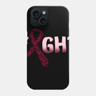 Cancer Awareness - Multiple Myeloma Ribbon T-Shirt Phone Case