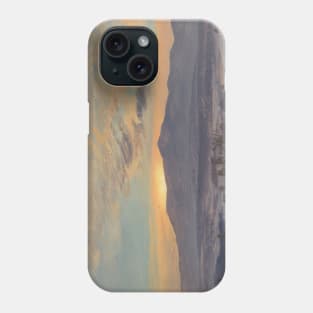 Sunset Across the Hudson Valley, Winter by Frederic Edwin Church Phone Case