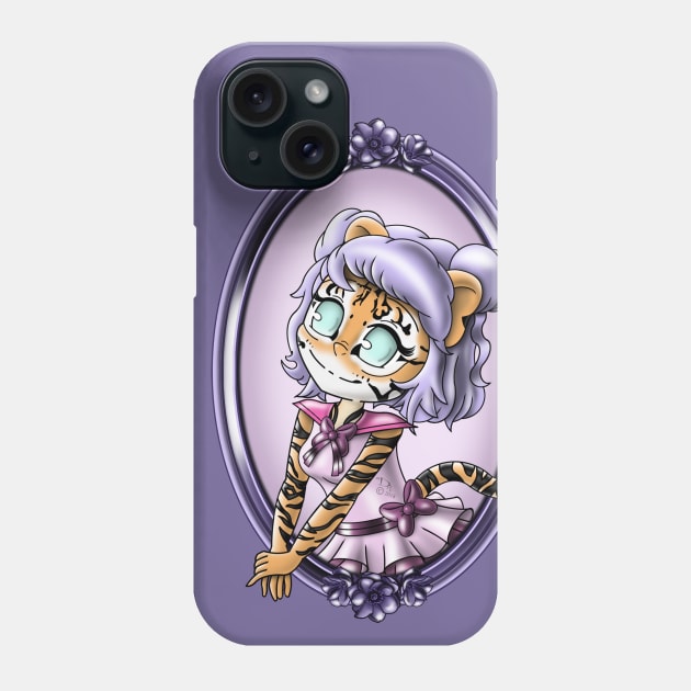 Tiger Girl Phone Case by treasured-gift