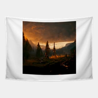 Sunset in the Wilderness #3 Tapestry