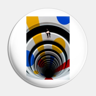 Bauhaus Vortex Pin