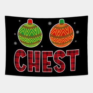 Funny Chest Nuts Couples Christmas Chestnuts Tapestry