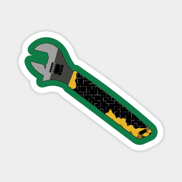 Crescent wrench Magnet by whatwemade