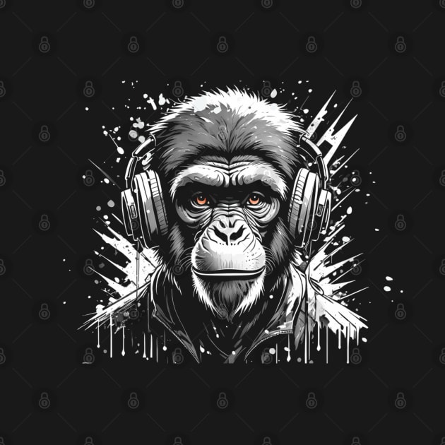 DJ Chimp by wizardreamer