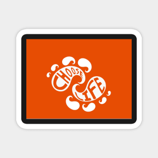 Choose life Paisley orange Magnet