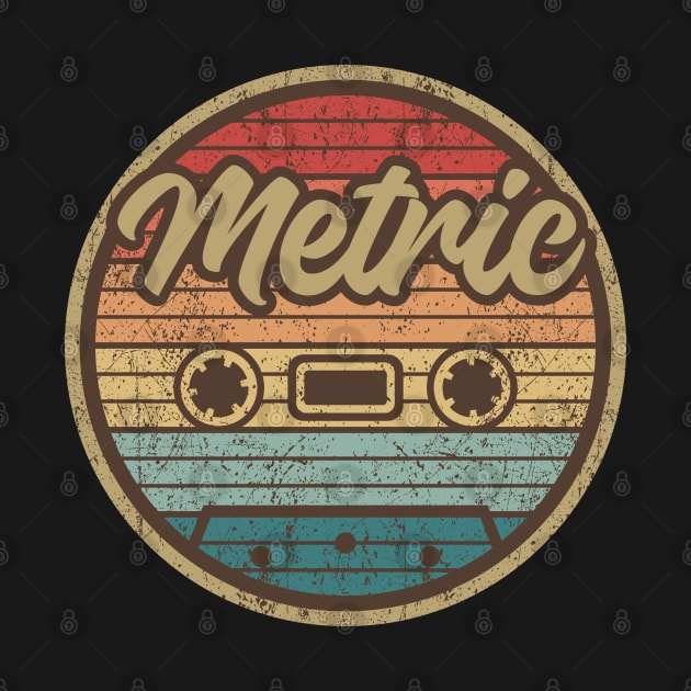 Metric Retro Cassette Circle by penciltimes