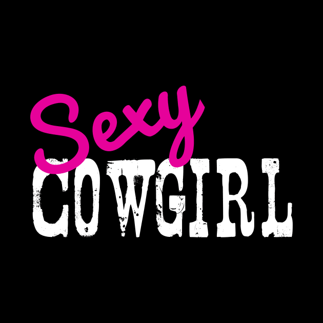 Sexy Cowgirl Hot Pink Design by HighBrowDesigns