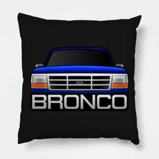 Ford Bronco Blue Obs Pillow