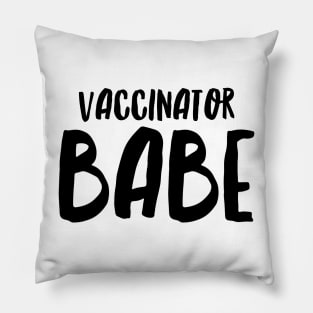 Vaccinator Babe Pillow