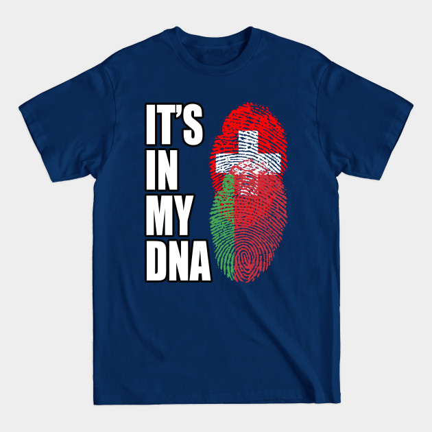 Discover Switzerland And Belarusian Mix DNA Heritage - Switzerland And Belarus - T-Shirt