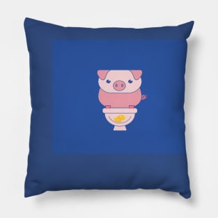 PIGGY BANK T SHIRT Pillow