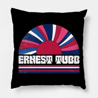 Ernest Proud Name Personalized Retro Flowers Beautiful Pillow