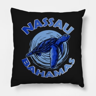 sea turtle nassau bahamas souvenirs , gift for women Pillow