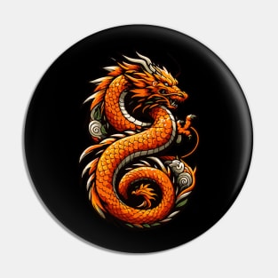 MAJESTIC DRAGON | GOLDEN LUNAR Pin