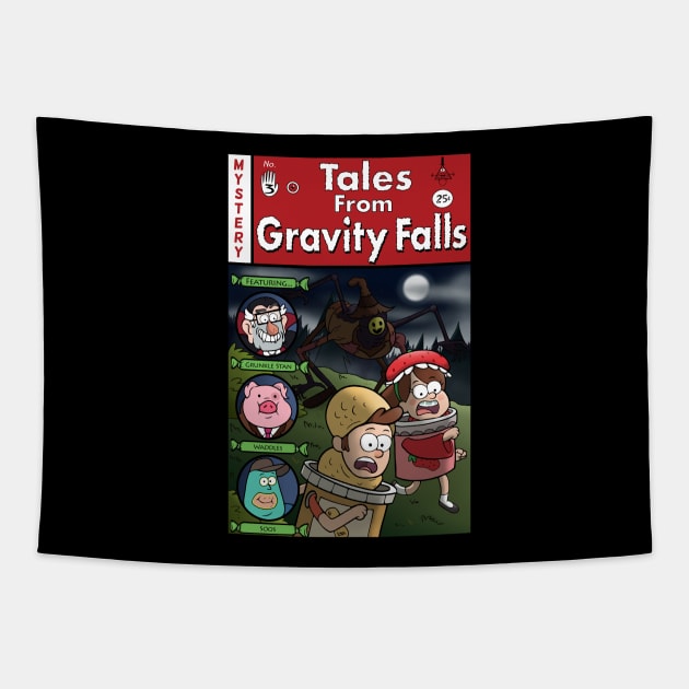 Tales from Gravity Falls Tapestry by jellysoupstudios