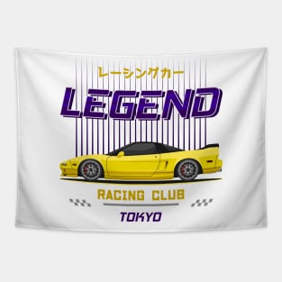 Midnight Racer Yellow NS X JDM Tapestry