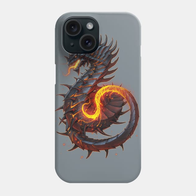 Fire Dragon Phone Case by chriskar