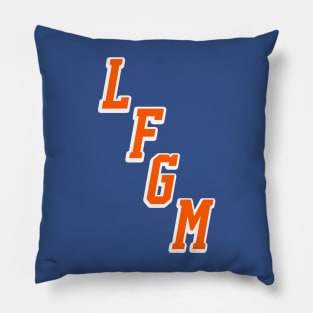 LFGM Mets Rangers Style Pillow
